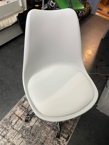Компьютерное кресло Kolin с подушкой clear / white фото покупателя 118