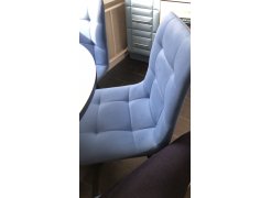 Стул на металлокаркасе Чилли синяя ткань / белый фото покупателя 162