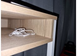 Письменный стол Леон Лофт дуб делано темный / черный матовый фото покупателя 40