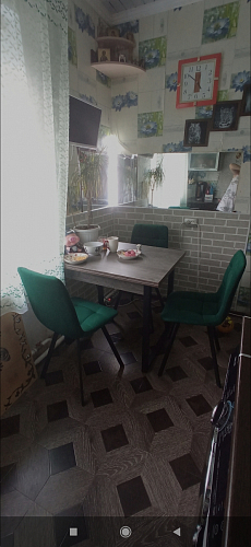 Стул на металлокаркасе Чилли черный / зеленый фото покупателя 860