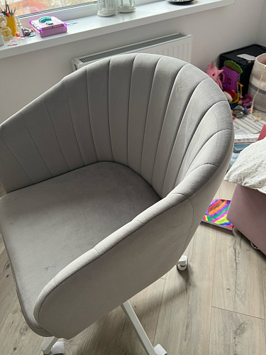 Компьютерное кресло Тибо confetti chocolate / белый фото покупателя 79