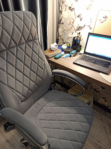 Компьютерное кресло Monte белое фото покупателя 28