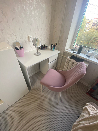 Стул на металлокаркасе Kora light blue / white фото покупателя 69