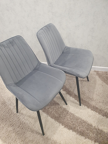 Стул на металлокаркасе Седа К латте / черный фото покупателя 360