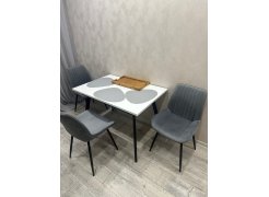 Стул на металлокаркасе Седа К 02 светло-серый / белый фото покупателя 235