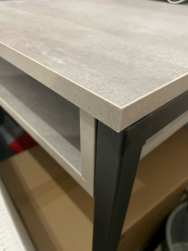 Письменный стол Леон Лофт дуб делано светлый / белый матовый фото покупателя 27