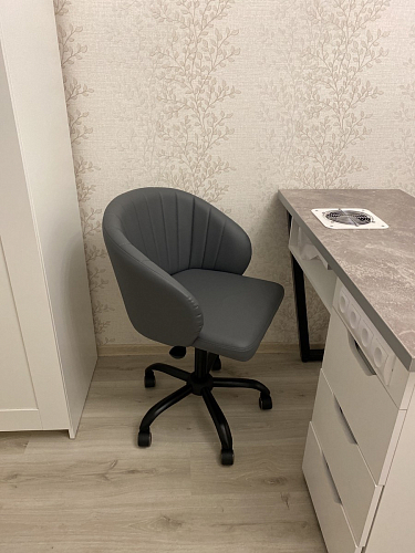 Компьютерное кресло Пард экокожа белый фото покупателя 231