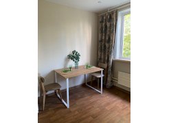 Деревянный стол Лота Лофт 120(160)х75 черный матовый / бетон светлый фото покупателя 772