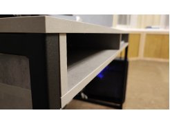 Письменный стол Леон Лофт дуб делано темный / черный матовый фото покупателя 94