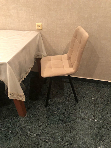 Стул на металлокаркасе Чилли К черный / зеленый фото покупателя 941