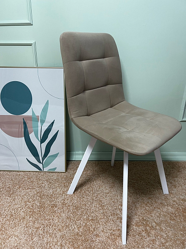 Стул на металлокаркасе Чилли черный / зеленый фото покупателя 50