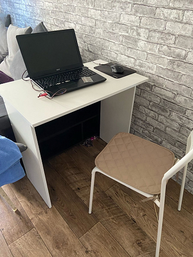 Стол письменный Kiwi белый - Уцененный экземпляр фото покупателя 134