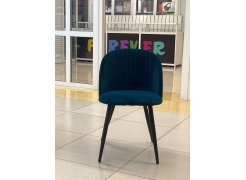 Стул на металлокаркасе Gabi blue / black фото покупателя 433