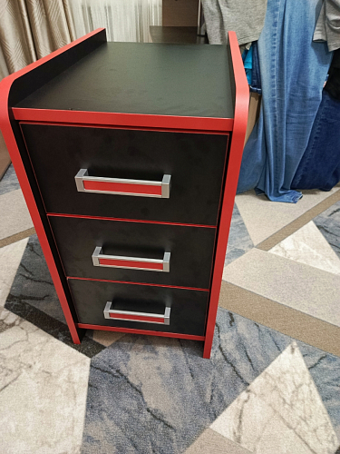 Тумба Ханна черная / красная - Уцененный экземпляр фото покупателя 111