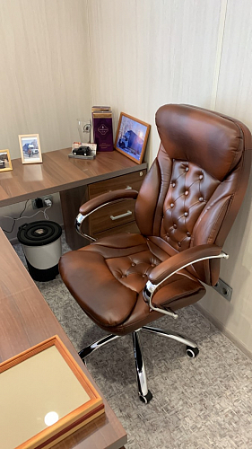 Компьютерное кресло Rich коричневое фото покупателя 4