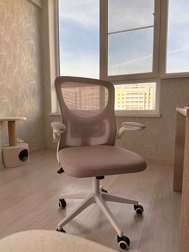 Компьютерное кресло Konfi light gray / blue / white фото покупателя 177