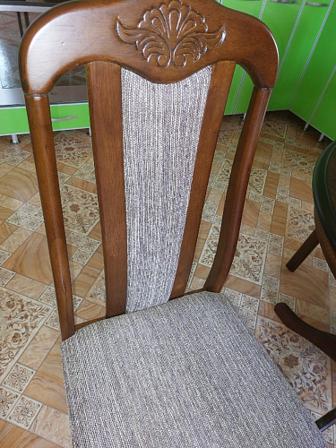 Стул деревянный Aron Soft dirty oak / beige фото покупателя 1