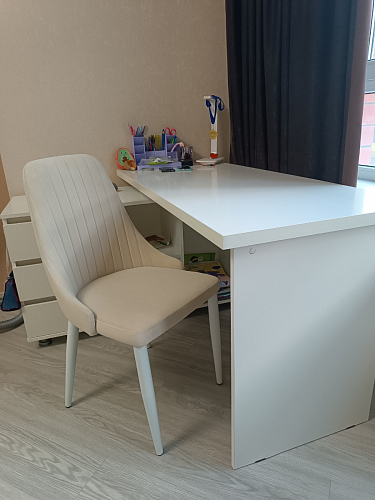 Стул на металлокаркасе Kora gray / black фото покупателя 7