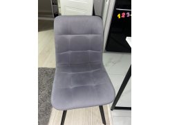 Стул на металлокаркасе Чилли синяя ткань / белый фото покупателя 36