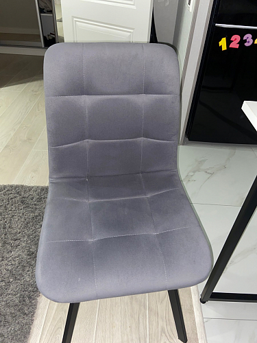 Стул на металлокаркасе Чилли зеленый / белый каркас фото покупателя 36