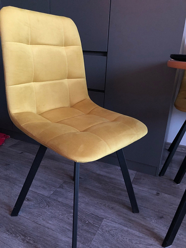 Комплект стульев Чилли 2 шт бежевый / черный фото покупателя 875