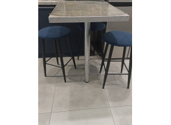 Полубарный стул Гангток катания сильвер / черный матовый фото покупателя 4