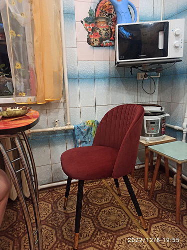 Стул на металлокаркасе Gabi gray / black фото покупателя 113