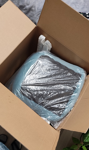 Стул на металлокаркасе Fox light blue / black фото покупателя 2