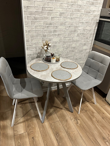 Стул на металлокаркасе Чилли К черный / зеленый фото покупателя 260