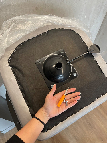 Компьютерное кресло Тибо 01 светло-коричневый / черный фото покупателя 12