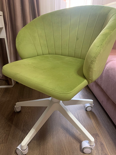 Компьютерное кресло Пард экокожа белый фото покупателя 159