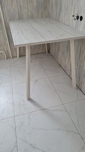 Стол Тринити Лофт 120 32 мм дуб галифакс табако / черный матовый фото покупателя 440