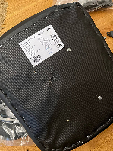 Компьютерное кресло Driver/Драйвер кожзам черный / ткань черный фото покупателя 136