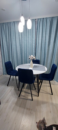 Стул на металлокаркасе Чилли зеленый / черный фото покупателя 1223