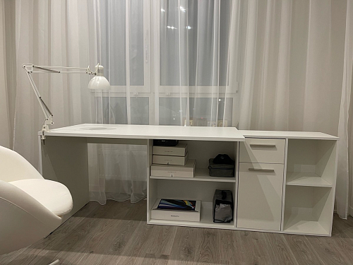 Письменный стол Лайт 03.245F белый гладкий 101 фото покупателя 140