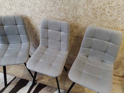 Стул на металлокаркасе Чилли зеленый / белый каркас фото покупателя 306