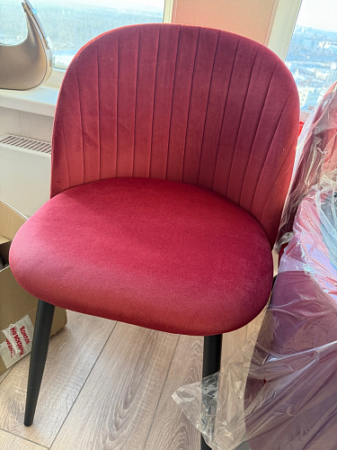 Стул на металлокаркасе Gabi latte / gold / black фото покупателя 603