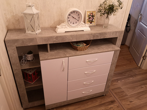 Комод Mирандa atelier / белый глянец фото покупателя 23