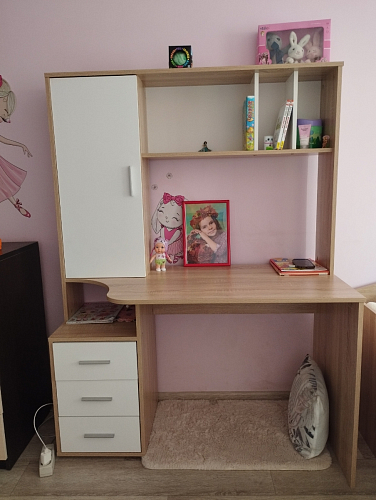 Письменный стол КСТ-16 левый венге / беленый дуб фото покупателя 37