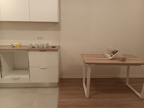 Деревянный стол Лота Лофт 120х75 белый матовый / дуб крафт золотой фото покупателя 450