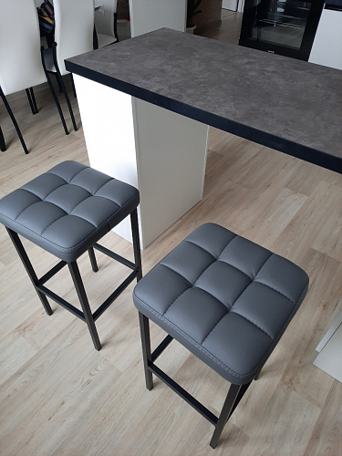 Барный стул Лофт линкольн белый / белый матовый фото покупателя 196