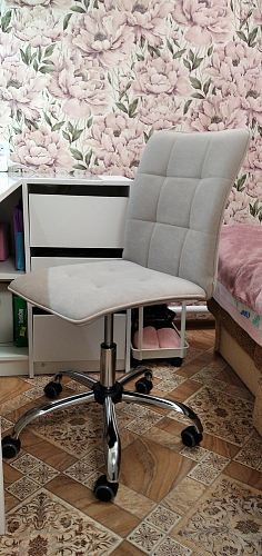 Компьютерное кресло One/Ван флок серый 29 фото покупателя 19