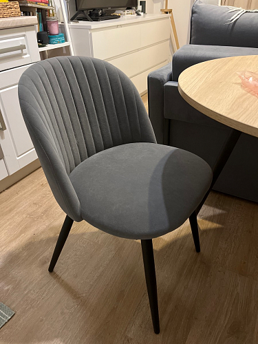 Стул на металлокаркасе Gabi green / black / silver фото покупателя 37