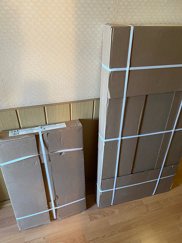 Стол компьютерный КСТ-16 бетон / белый фото покупателя 123