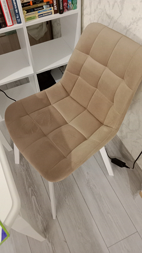 Стул на металлокаркасе Челси велюр коричневый / черный каркас фото покупателя 74