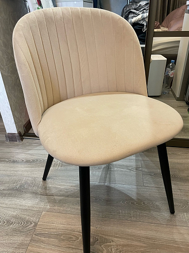 Стул на металлокаркасе Gabi gray / black фото покупателя 140