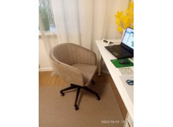 Компьютерное кресло Тибо confetti chocolate / белый фото покупателя 9