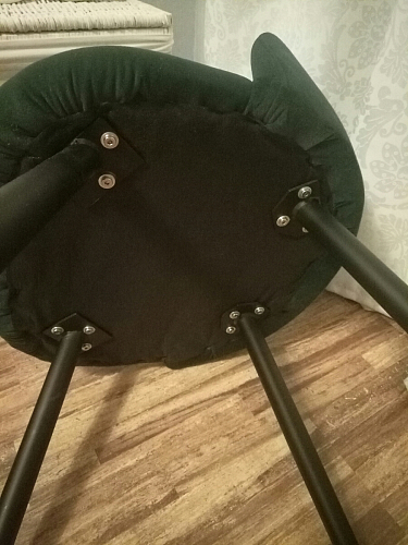 Стул на металлокаркасе Gabi 1 light purple / black фото покупателя 965