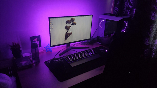 Стол Лота Лофт 140 25 мм черный матовый / бетон фото покупателя 192