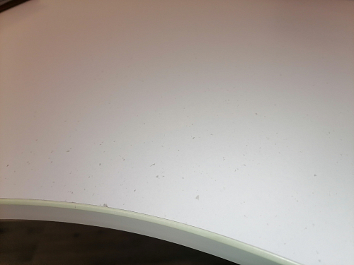 Письменный стол СПм-25 левый белый  - Уцененный экземпляр фото покупателя 20